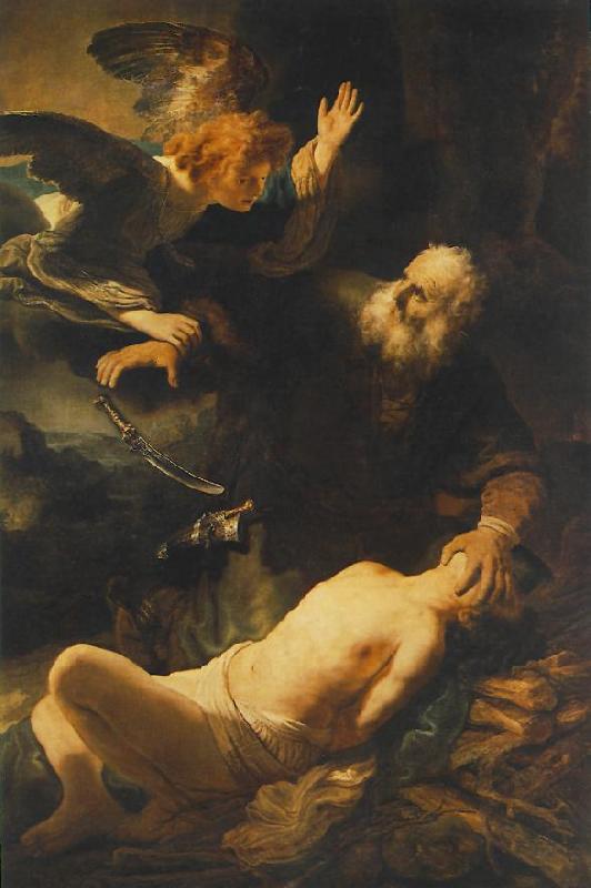 REMBRANDT Harmenszoon van Rijn The Sacrifice of Abraham Germany oil painting art